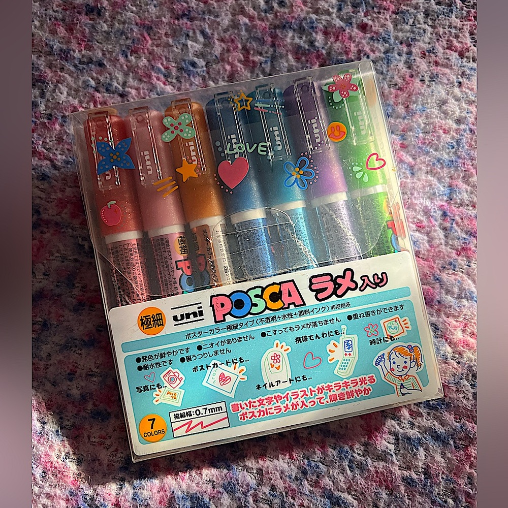 COPY - Uni Posca Glitter Paint Markers